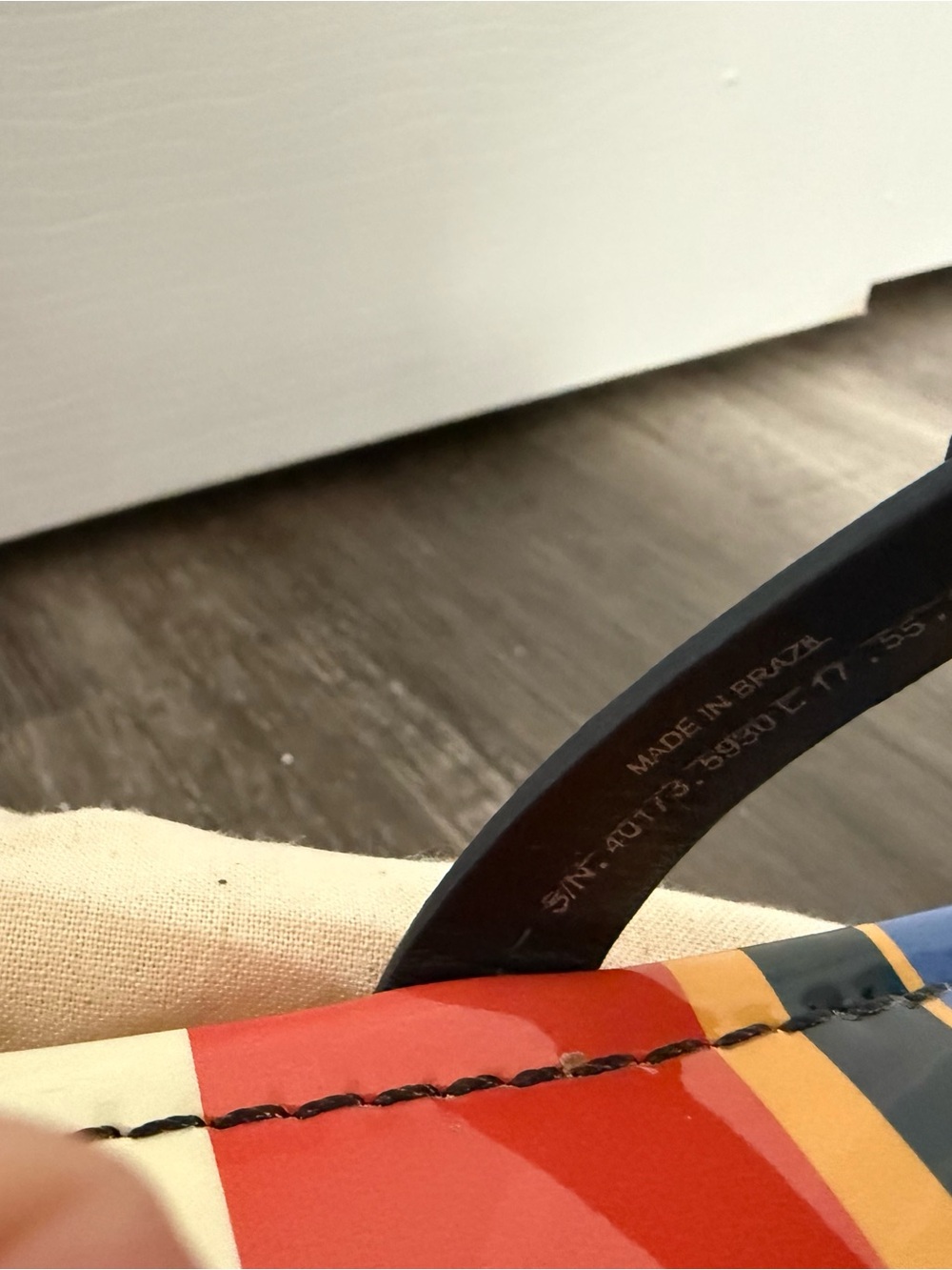 Tory Burch Limited Edition Ballon Stripe Miller In Patent Leather - Picture 7 of 12